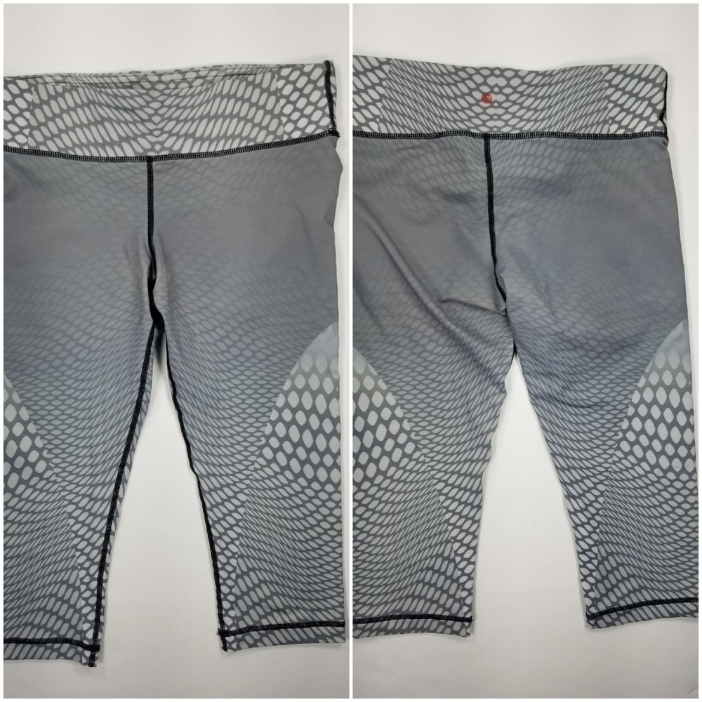 Vimmia Crop Capri Leggings Sz M Gray Women's